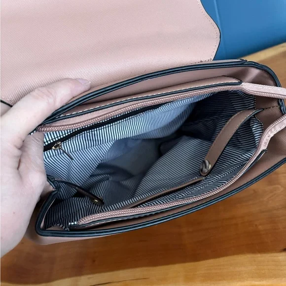 Women’s Pink Top-Handle Backpack & Wallet Set - Picture 4 of 7